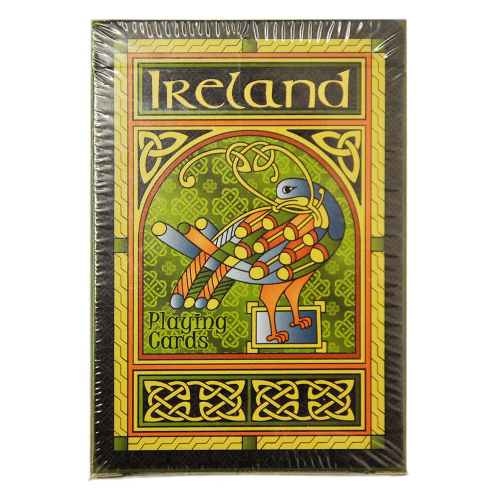 Celtic Peacock Playing Card