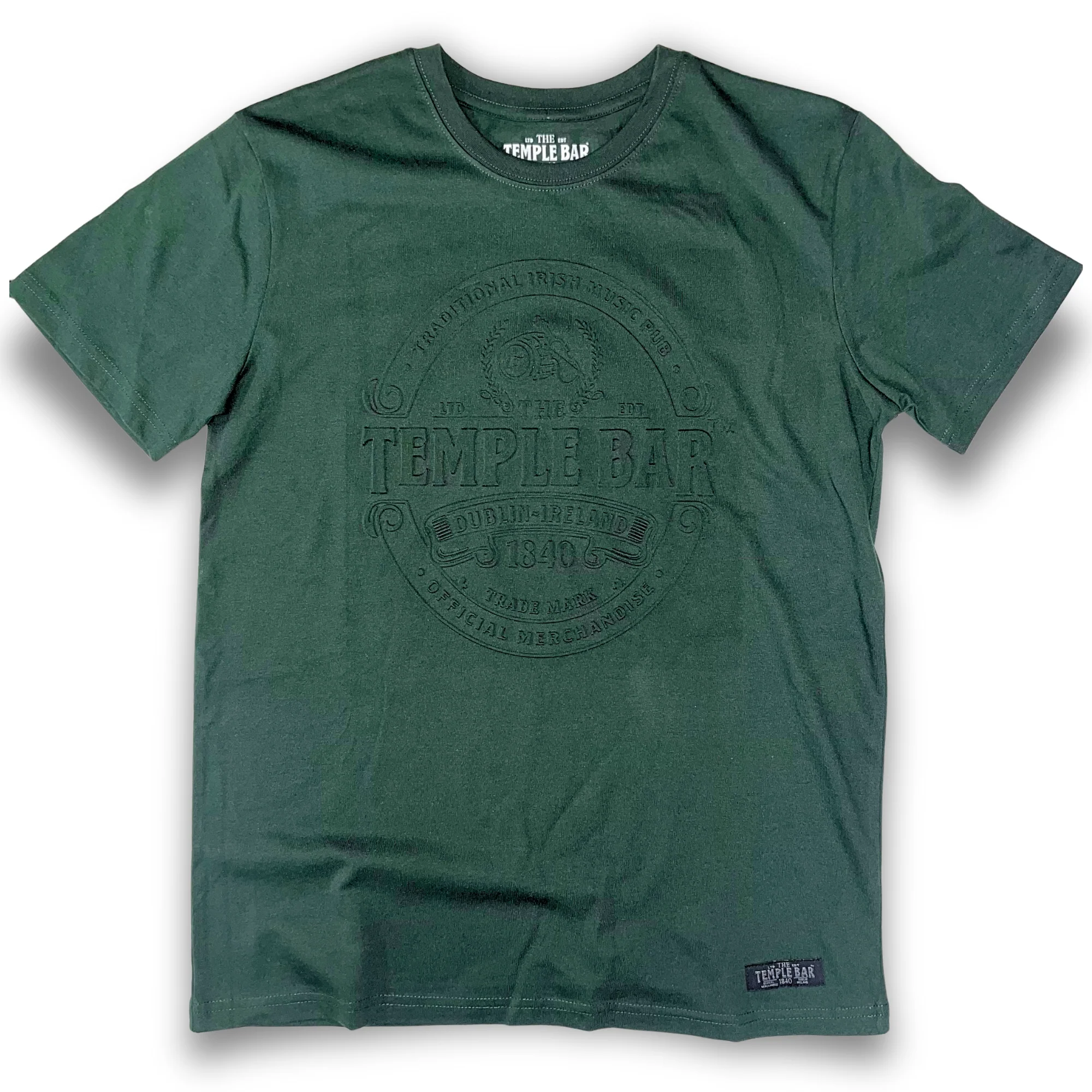 Embossed Temple Bar T-shirt