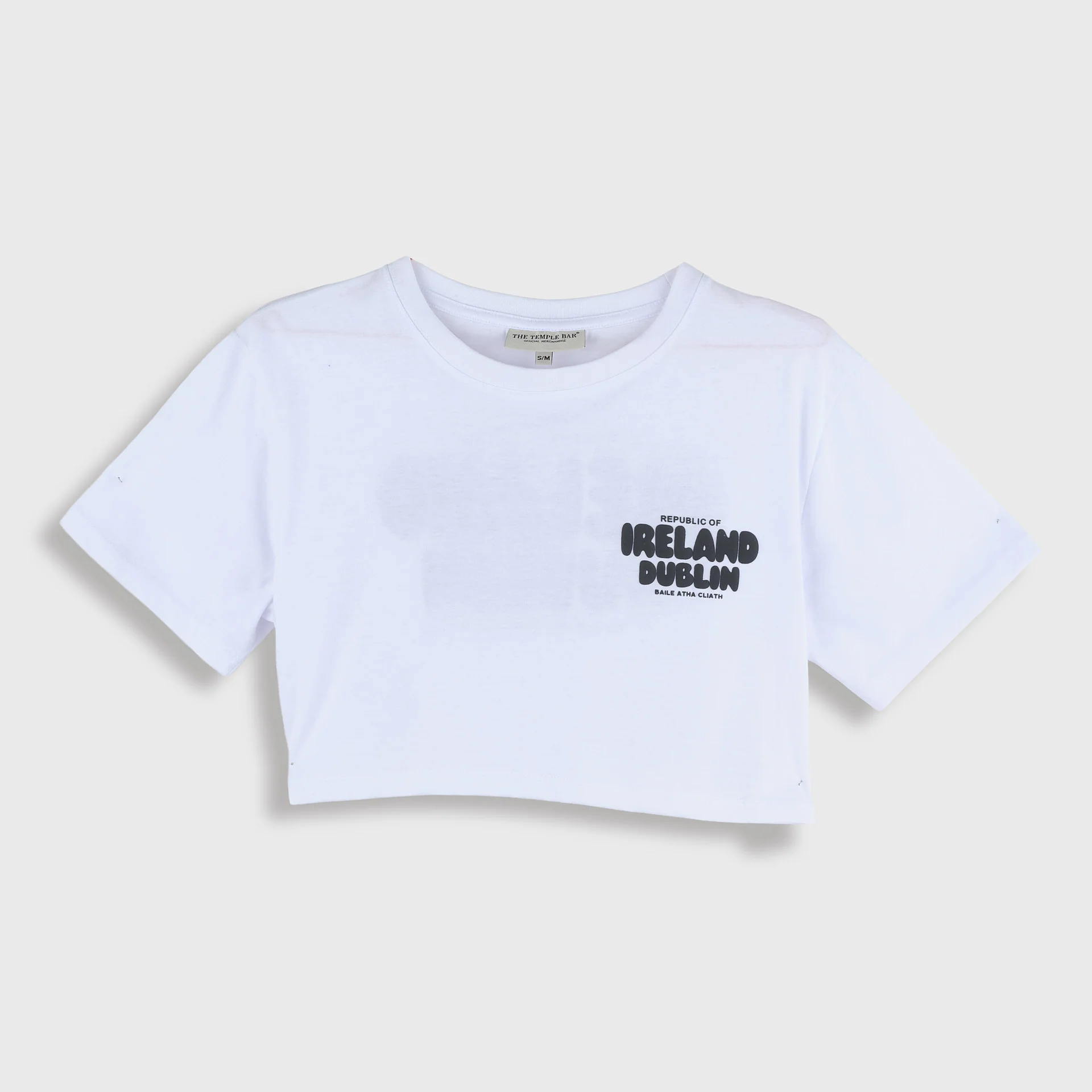 Ireland Dublin Groovy Lady Crop Top Boxy Tee - Image 2