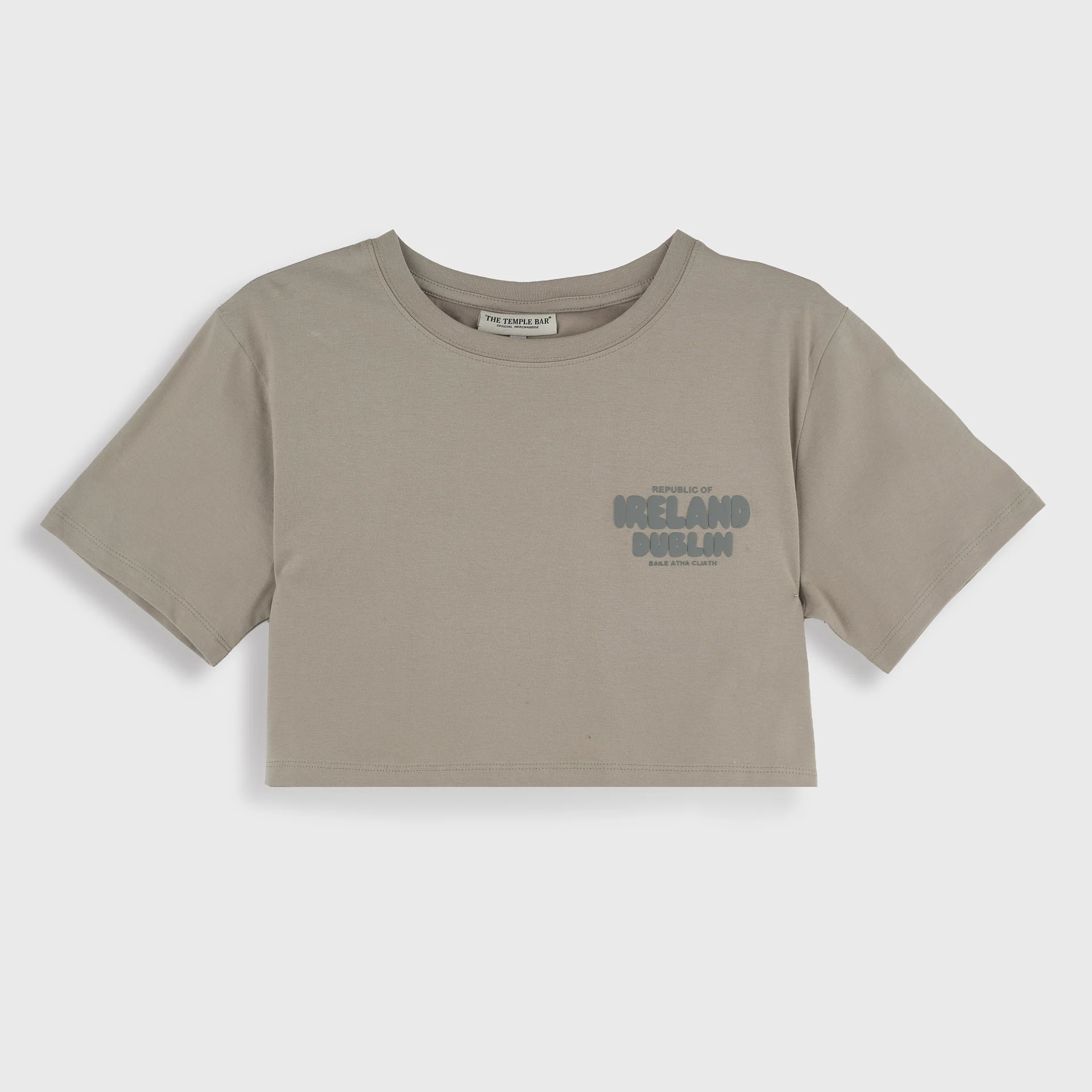 Ireland Dublin Groovy Lady Crop Top Boxy Tee - Image 3