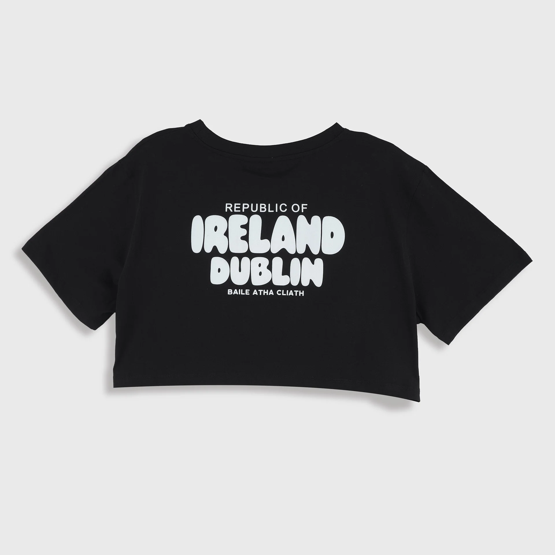 Ireland Dublin Groovy Lady Crop Top Boxy Tee - Image 4