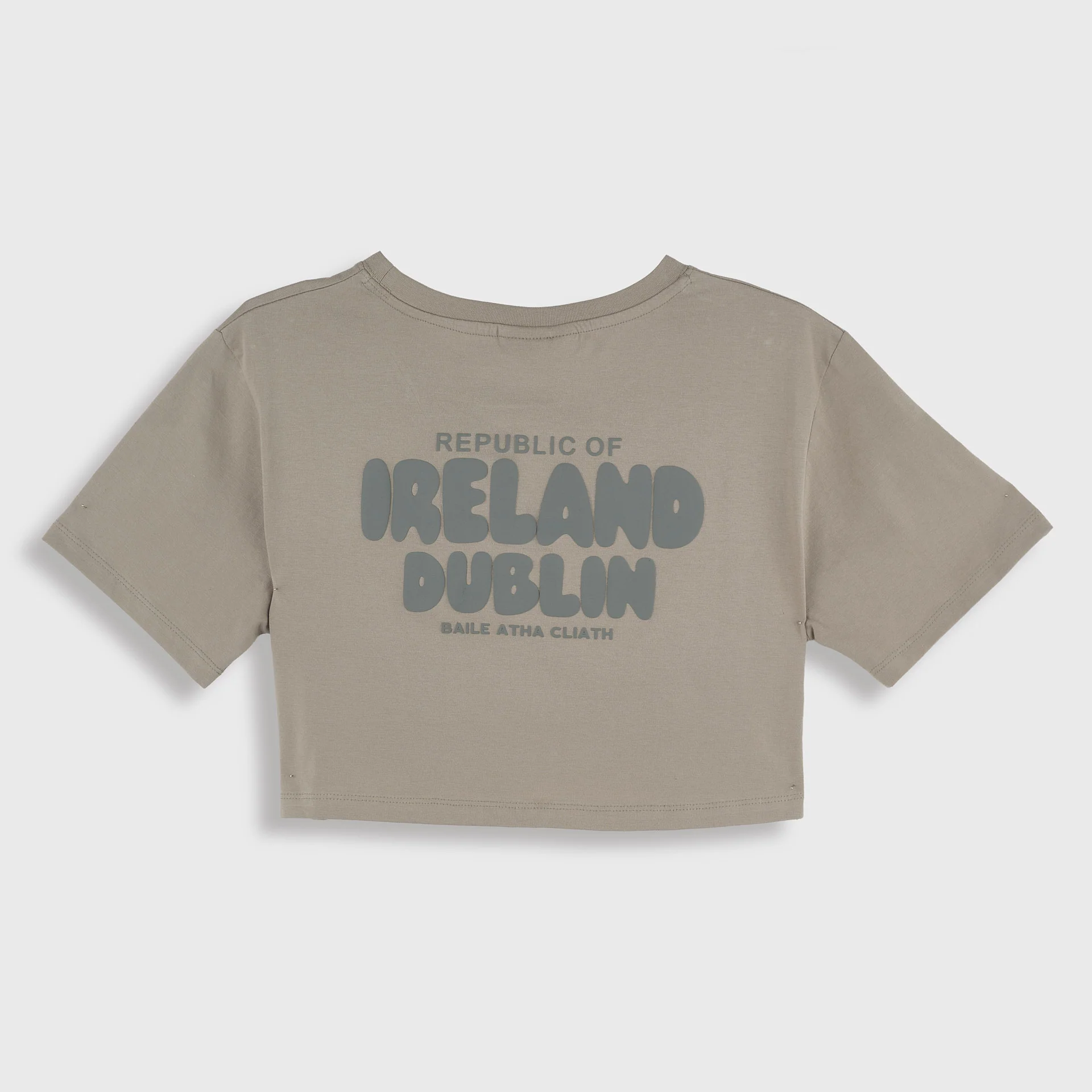 Ireland Dublin Groovy Lady Crop Top Boxy Tee - Image 5