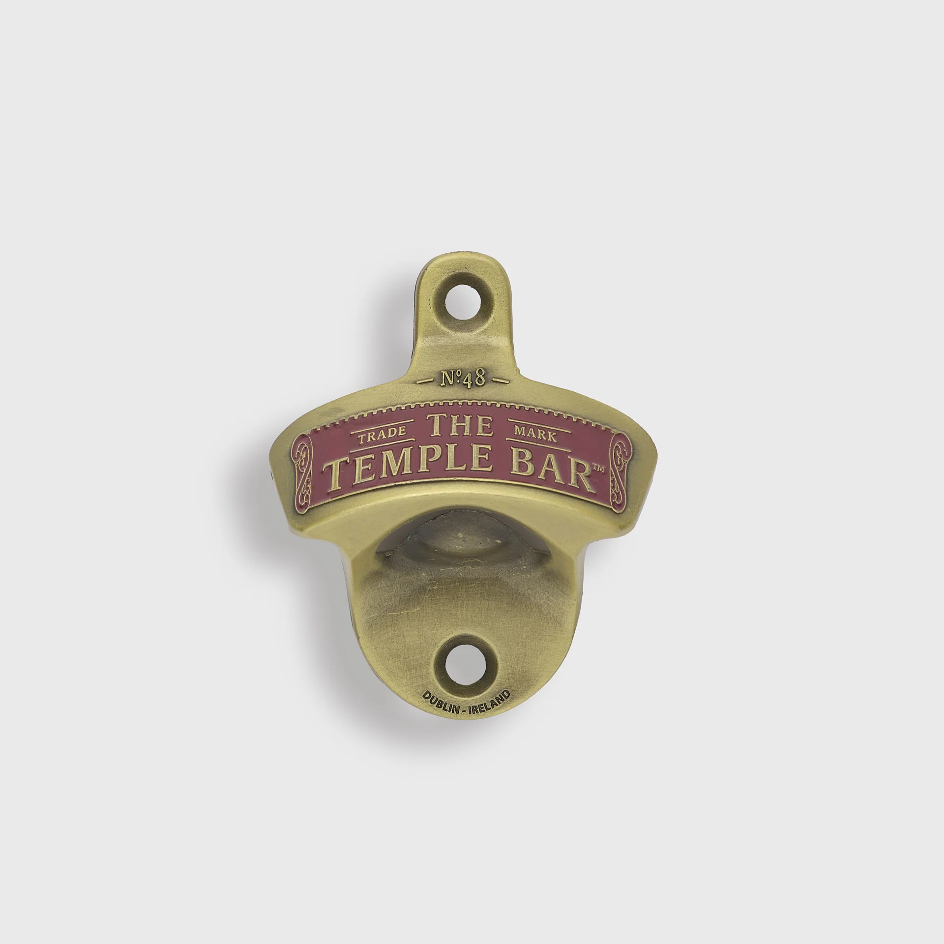 The Temple Bar Collection Gold Wall Mounted Bottle Opener