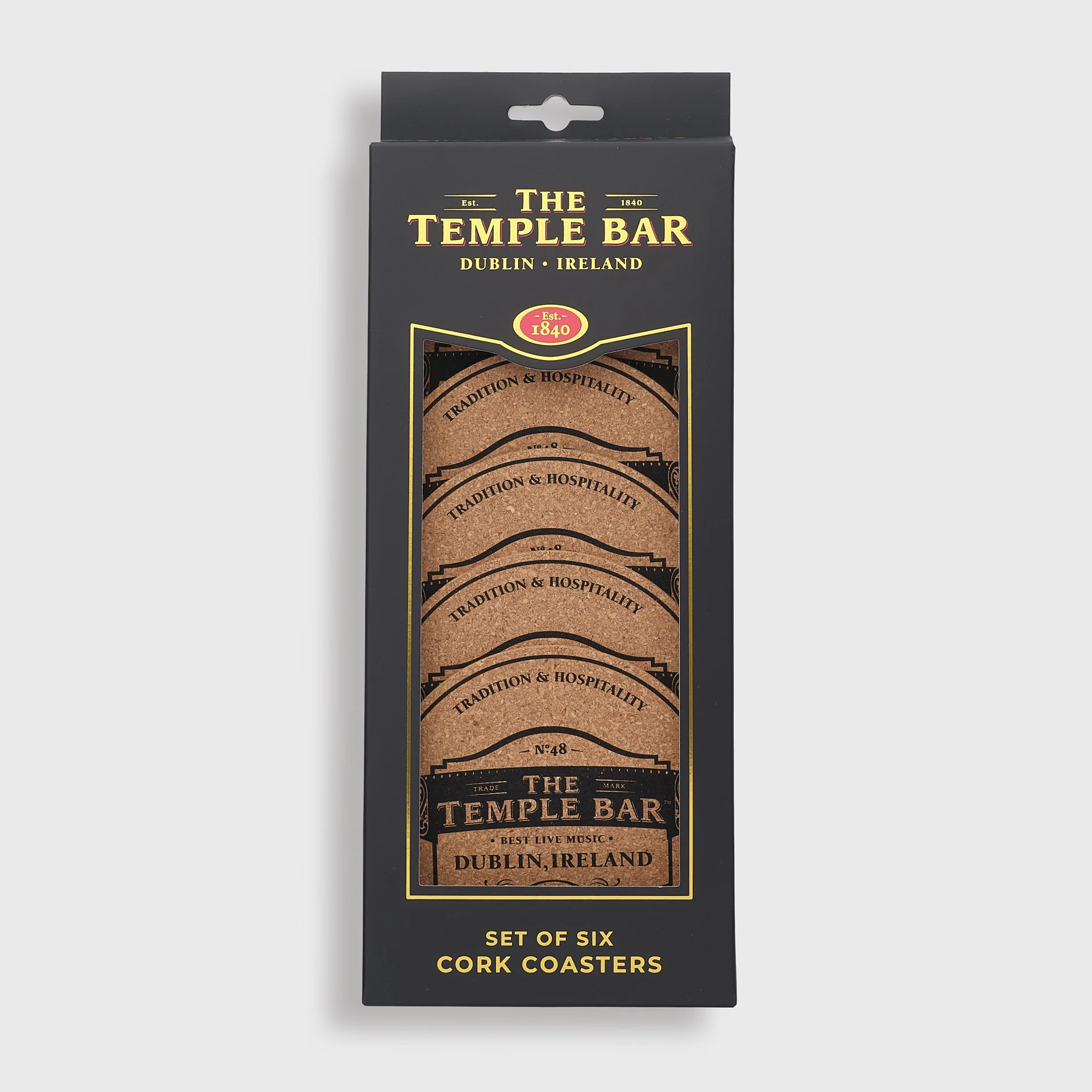 The Temple Bar Set of 6 Coasters