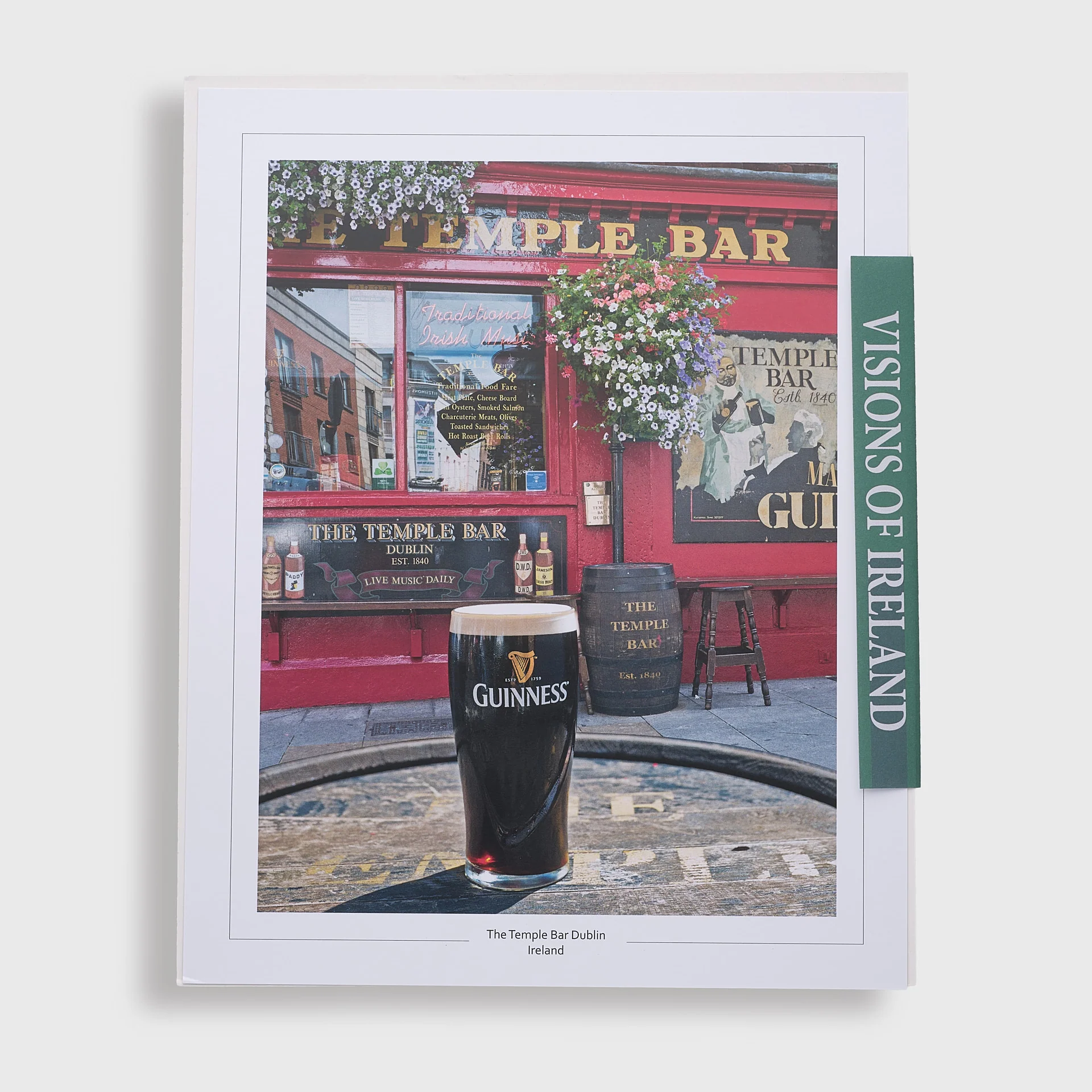 The Temple Bar print vision of ireland