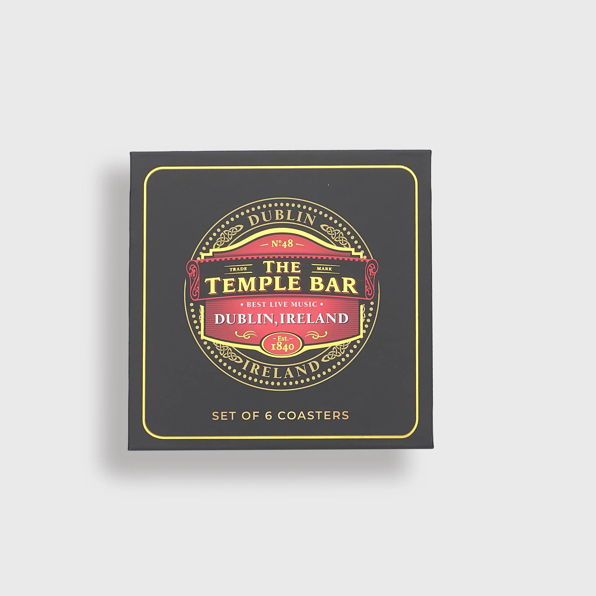 The Temple Bar Collection Set of 6 Coasters